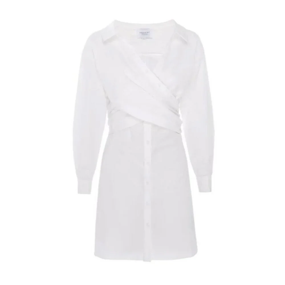 Anthropologie Hackney Shirt Dress Mini Midi Coastal Beach Quiet Luxury Old Money - Picture 10 of 11